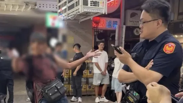 疑尾隨女子遭店家制止　台中男子情緒失控遭警壓制帶回