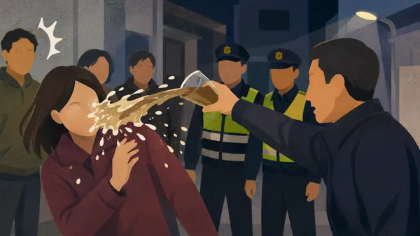 警察面前怒潑茶色液體!高雄男「強暴侮辱」鄰居 法院判罰4千元