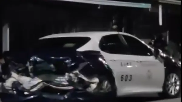警車被撞! 霧峰分局警車處理事故遭酒駕車追撞