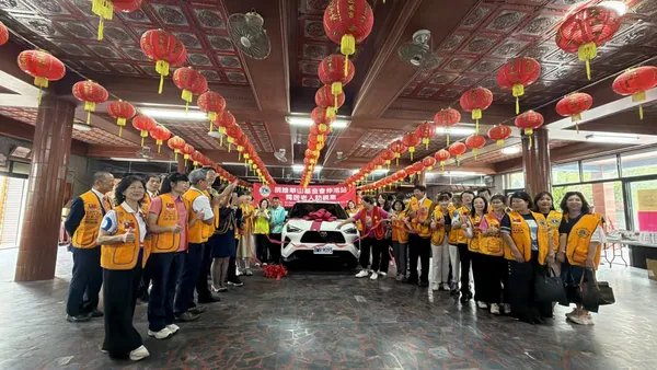 伸港國際獅子會捐贈到宅服務車 力挺華山守護在地孤老