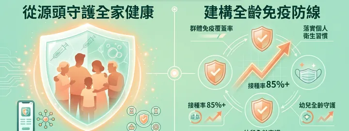 2026世界免疫週:疾管署宣佈輪狀病毒疫苗納公費,全齡免疫防線守護每一代