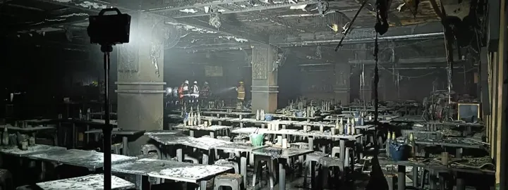 影／火柱直接噴出！泰國曼谷啤酒餐廳大火至少27人死　疑空調電線短路引起